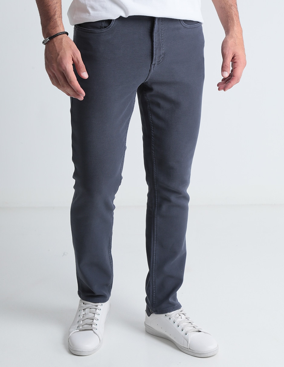Pantalón slim de algodón para hombre Pantalón slim de algodón para hombre