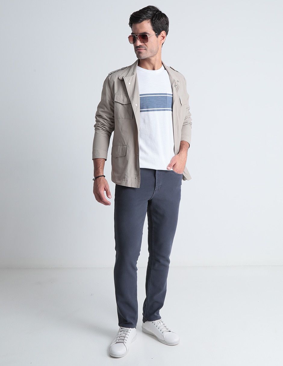 Pantalón slim Faherty de algodón para hombre