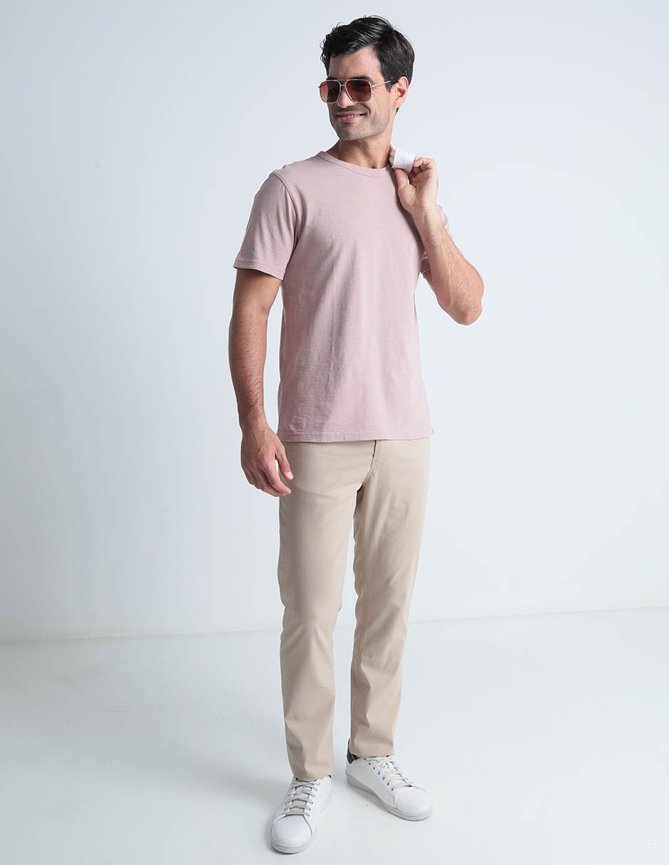 Playera Faherty cuello redondo para hombre