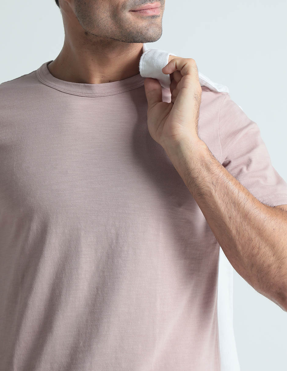 Playera Faherty cuello redondo para hombre