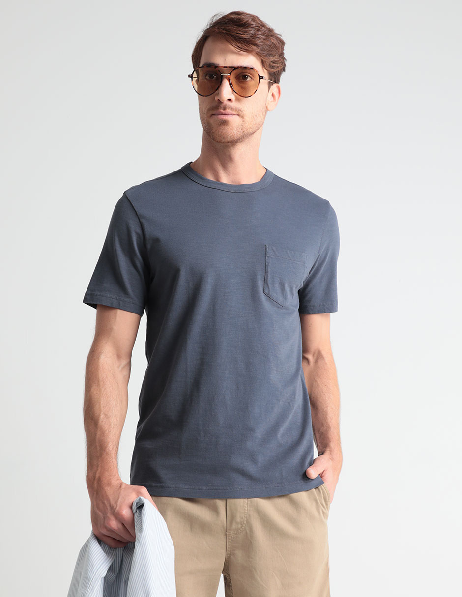 Playera Faherty cuello redondo para hombre