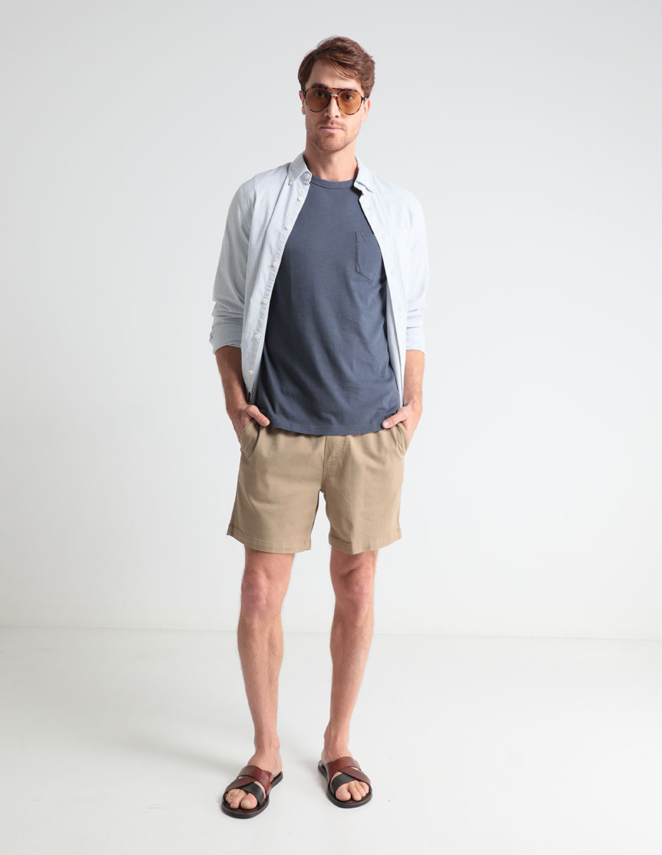 Playera Faherty cuello redondo para hombre