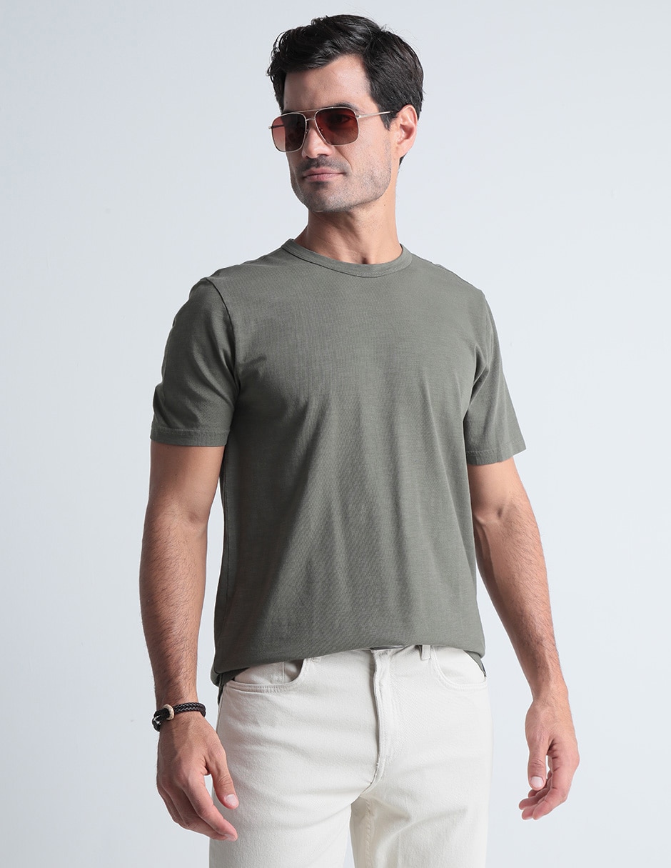 Playera cuello redondo para hombre Playera cuello redondo para hombre