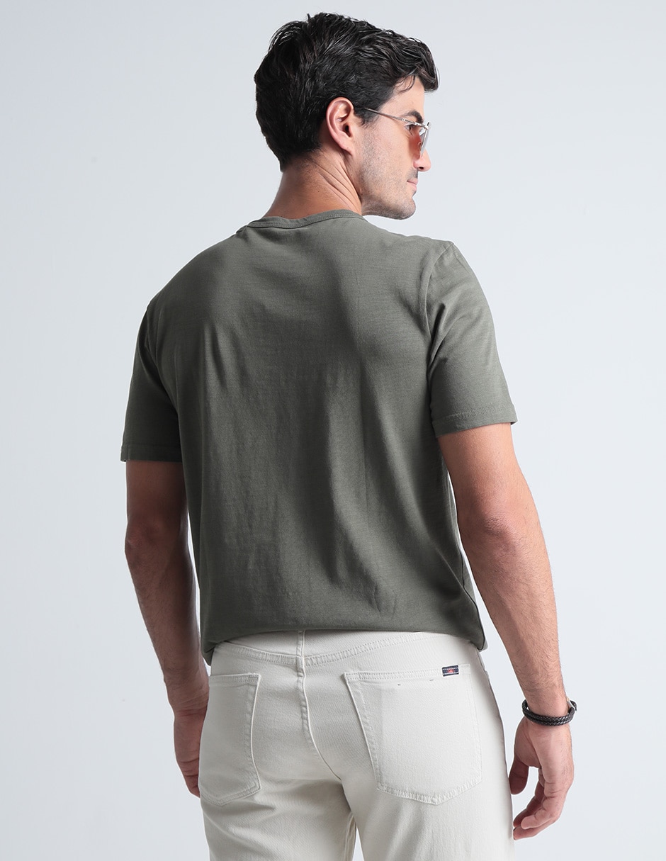 Playera cuello redondo para hombre 2