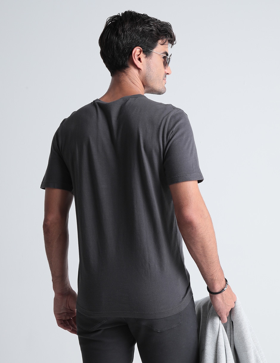Playera cuello redondo para hombre 2