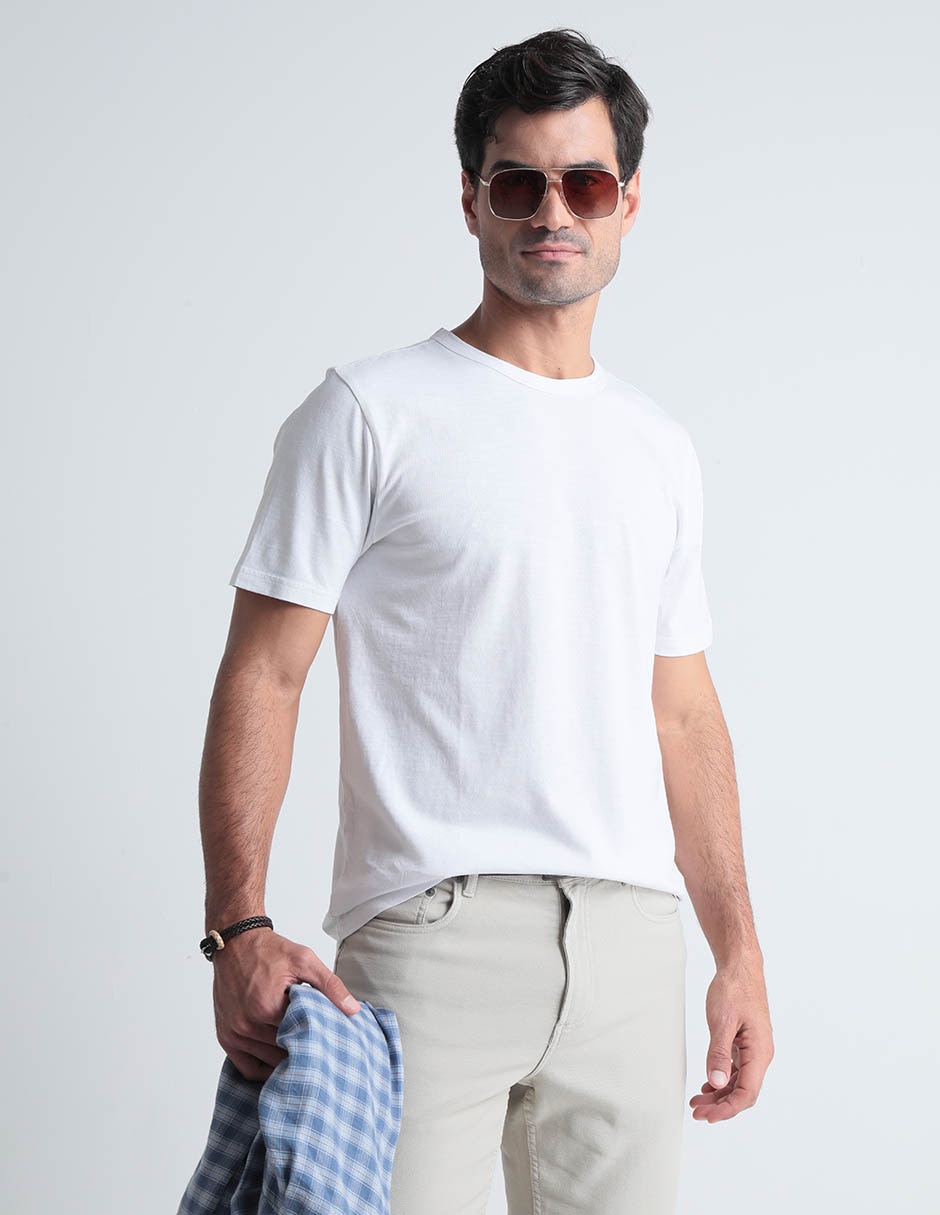 Playera cuello redondo para hombre Playera cuello redondo para hombre