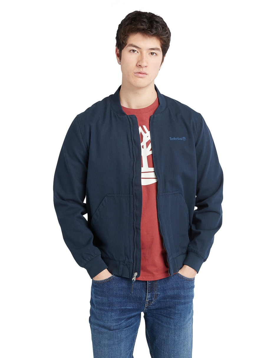 Chamarra casual con bolsillos para hombre Chamarra casual con bolsillos para hombre