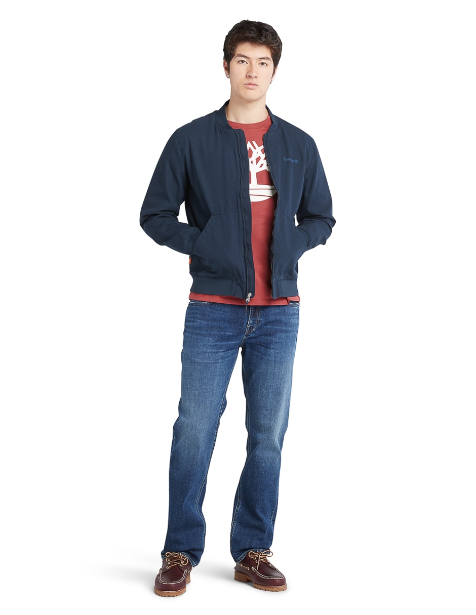 Chamarra casual con bolsillos para hombre 2