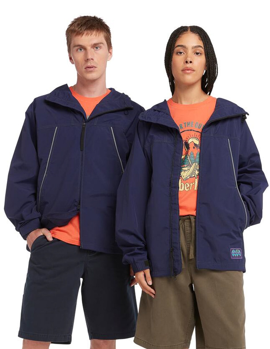 Chamarra casual Timberland impermeable con capucha para hombre