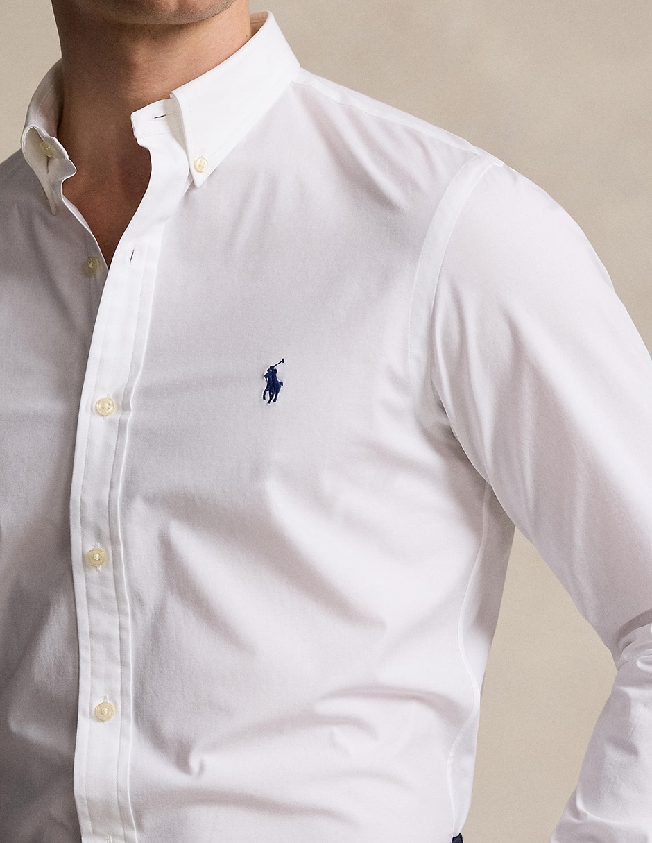 Camisa casual de algodón manga larga para hombre 4