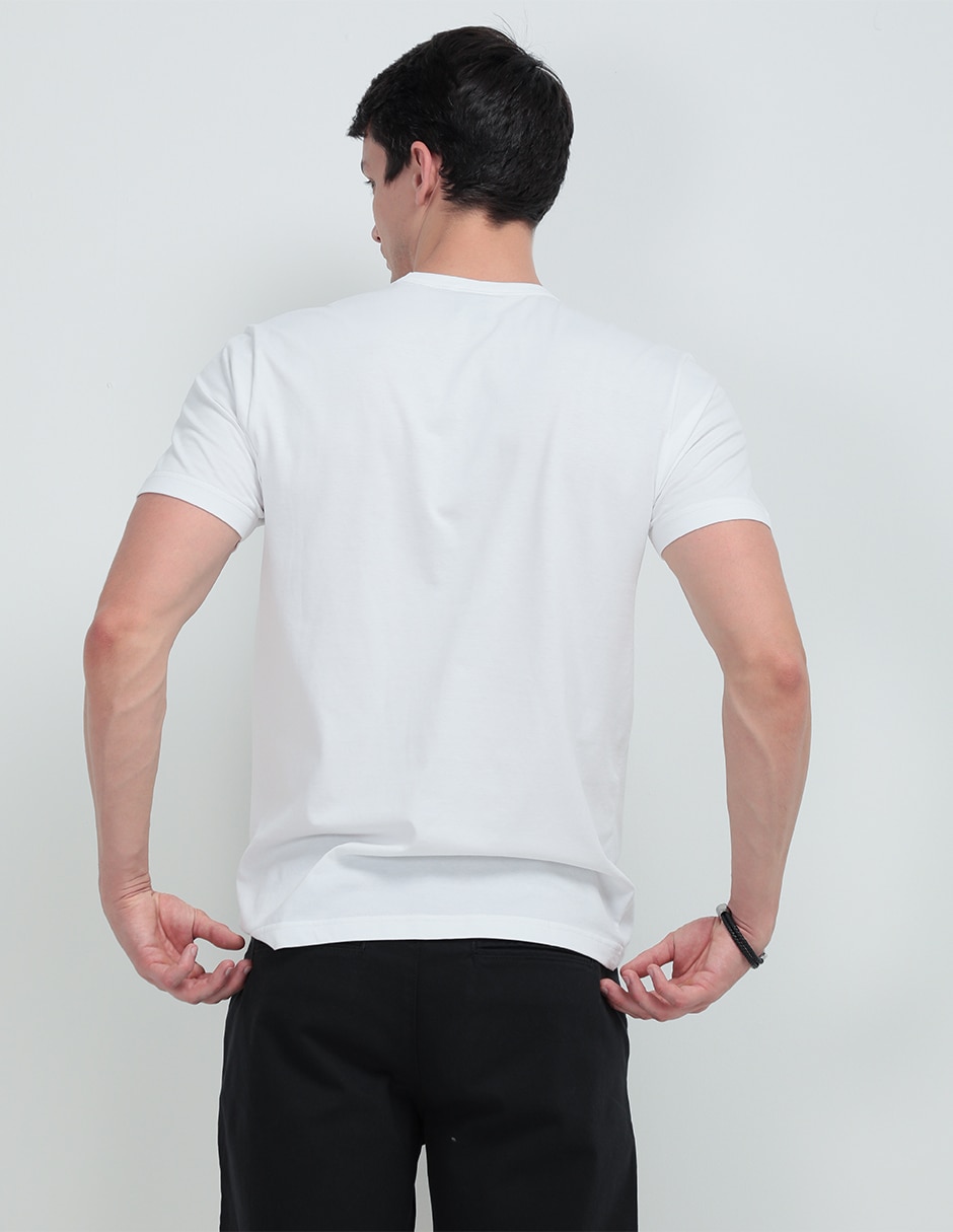 Playera cuello redondo para hombre 2