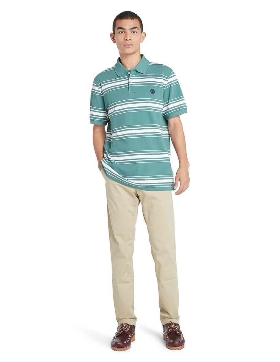 Playera tipo polo Timberland Knit para hombre