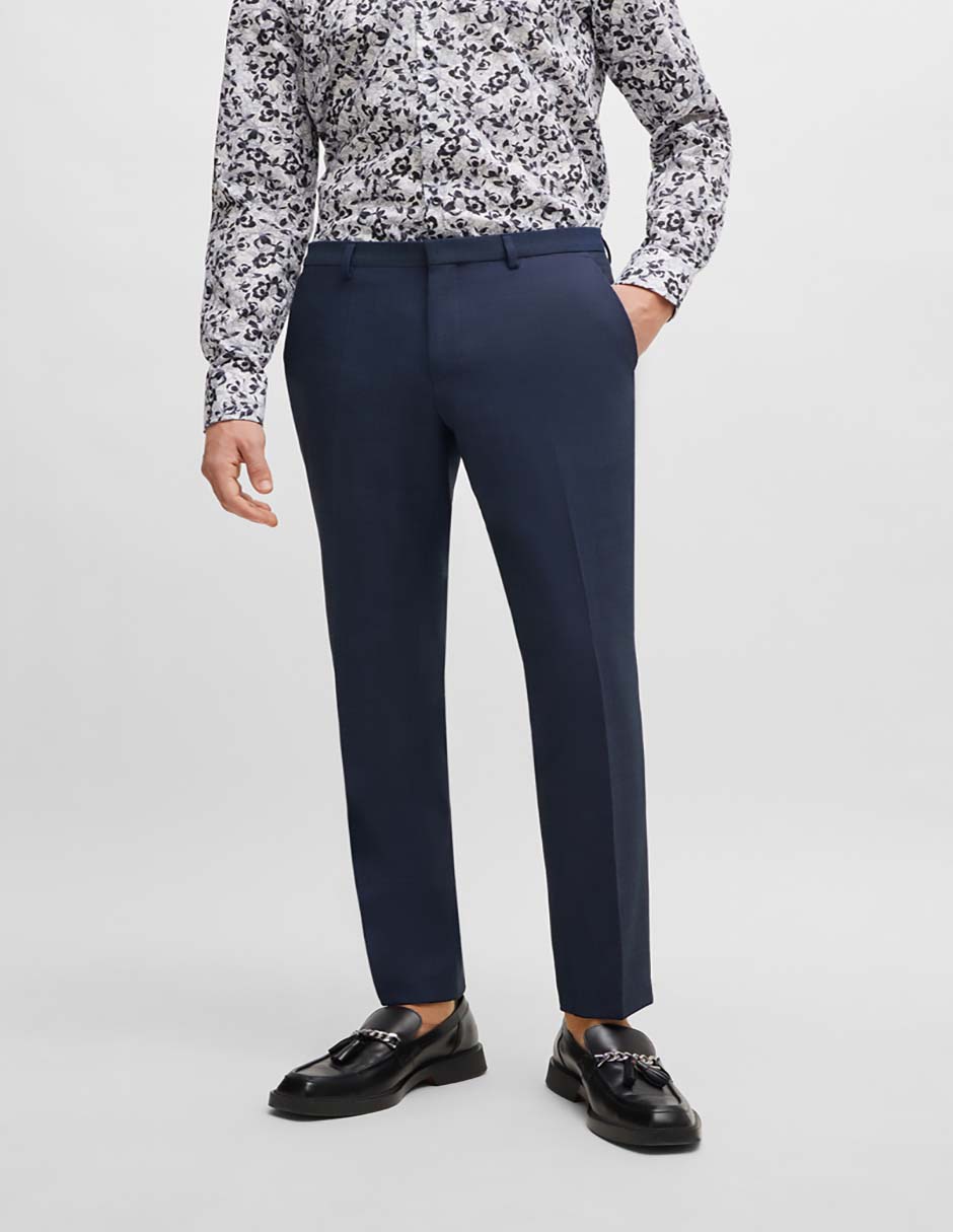 Pantalón business casual de vestir slim para hombre