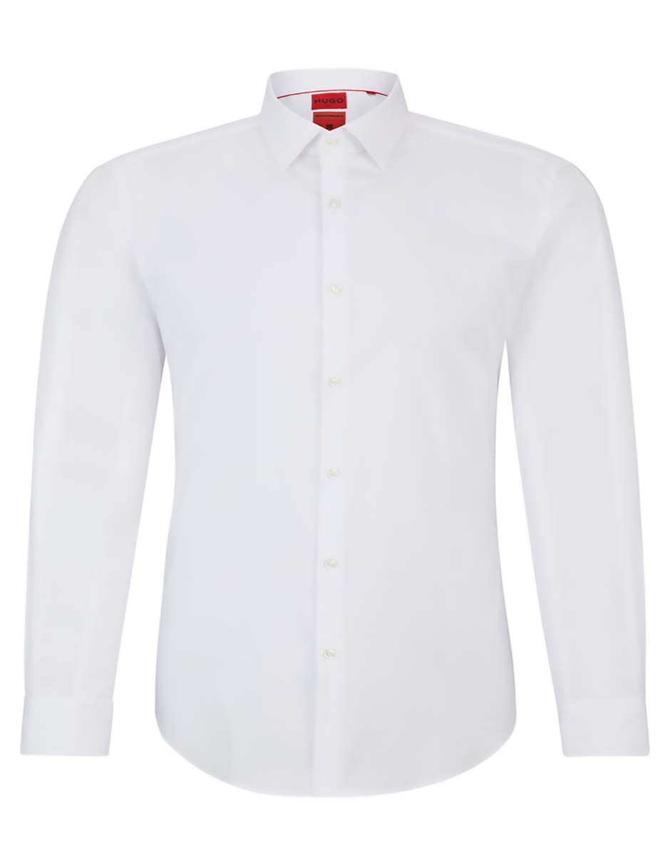Sobrecamisa de vestir de algodón manga larga para hombre 2