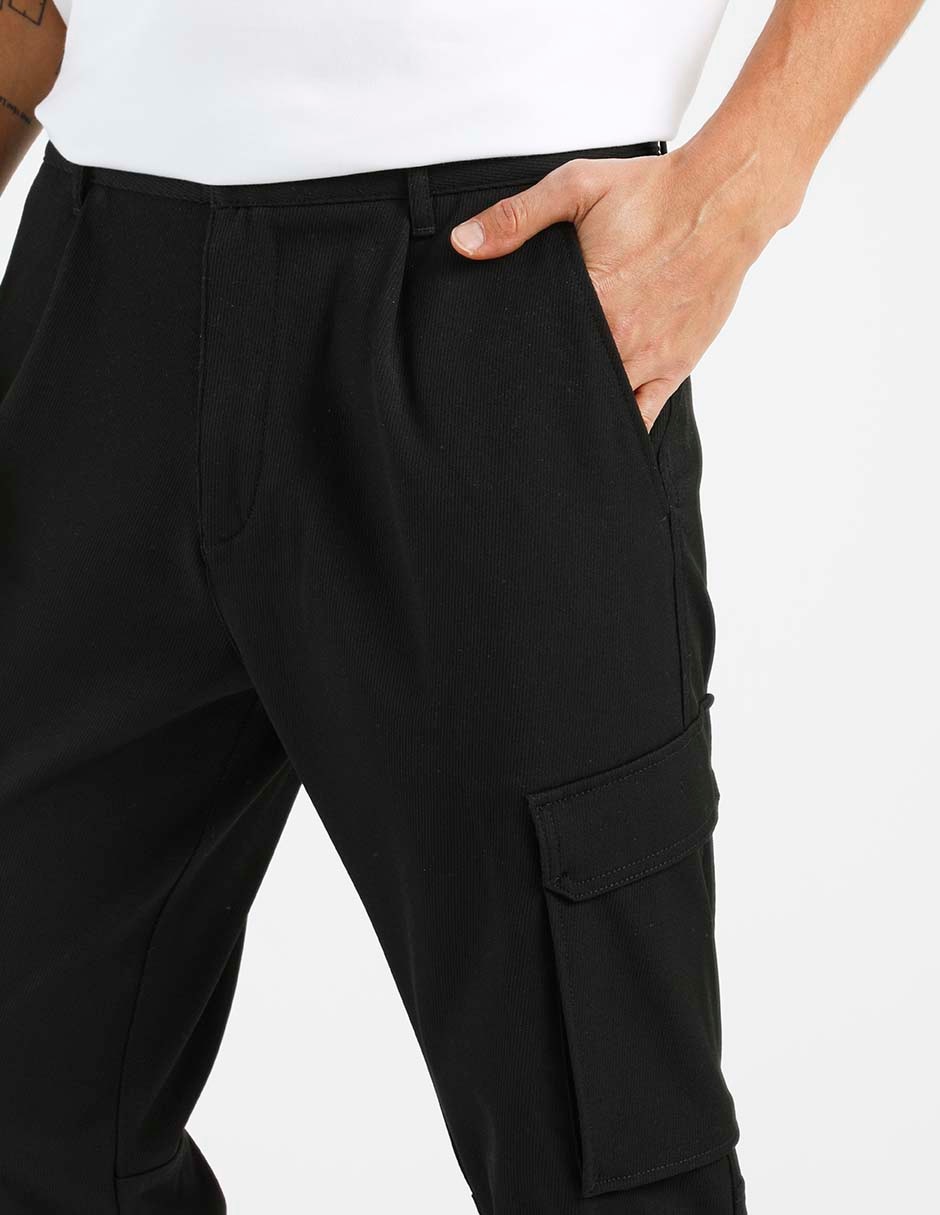 Pantalón recto Hugo de algodón para hombre