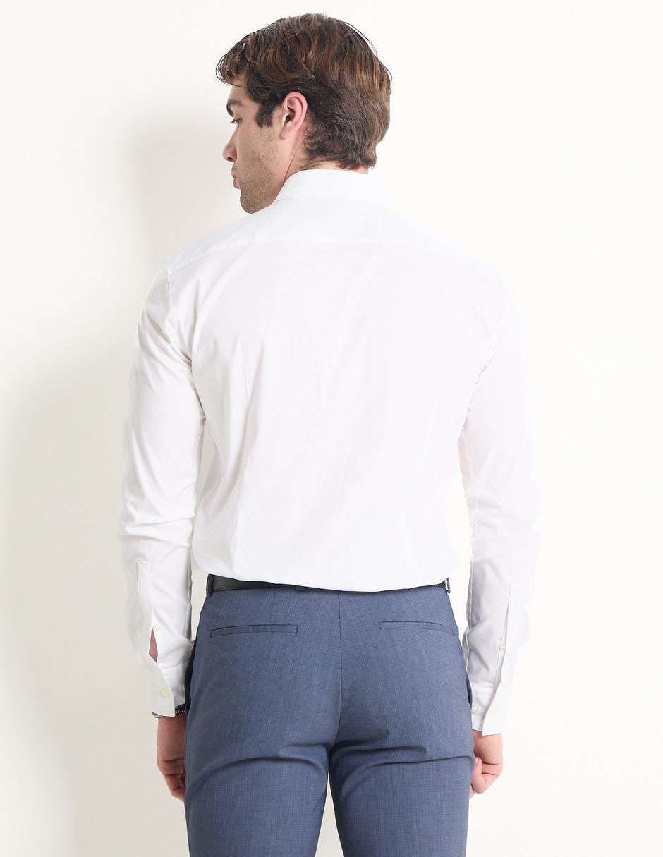 Camisa de vestir Hugo de algodón manga larga para hombre