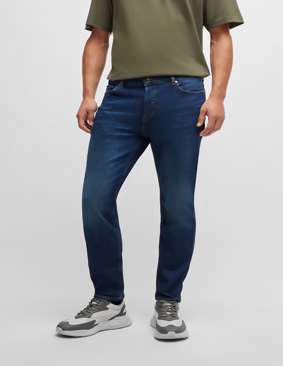 Jeans slim Hugo deslavado para hombre