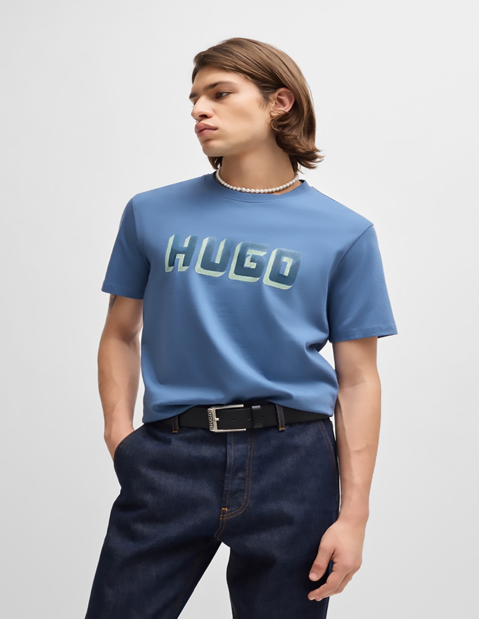 Playera Hugo cuello redondo para hombre