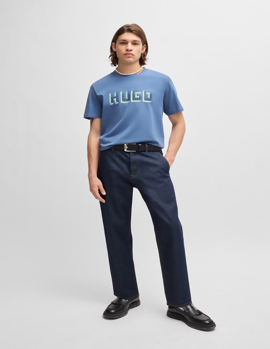 Playera Hugo cuello redondo para hombre