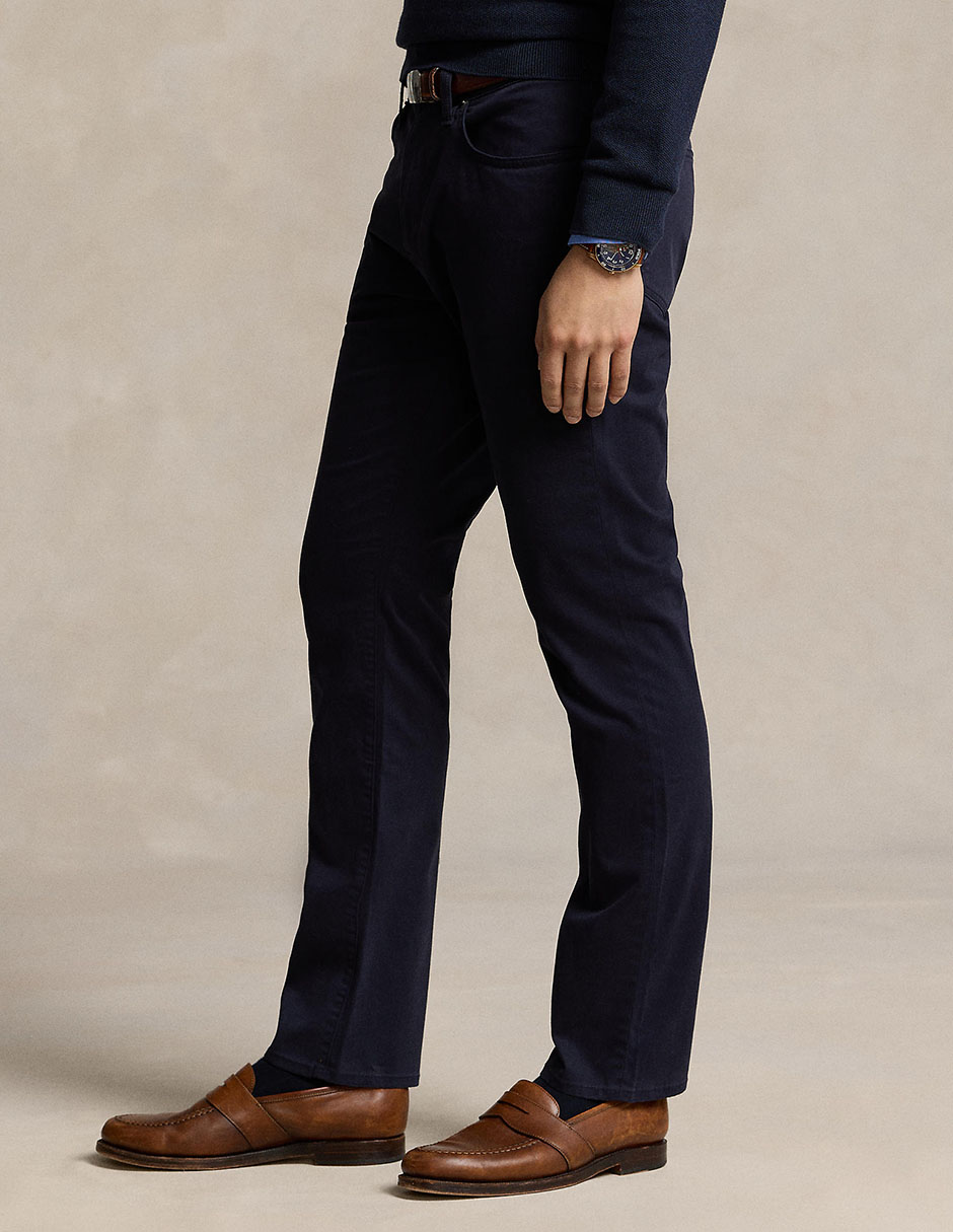 Pantalón casual slim polo rl de algodón para hombre 2