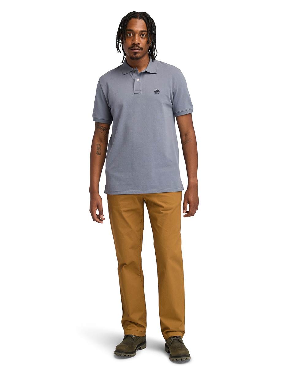 Playera tipo polo Timberland Knit para hombre