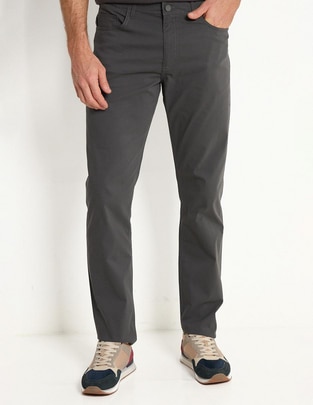 Pantalón casual slim de algodón para hombre