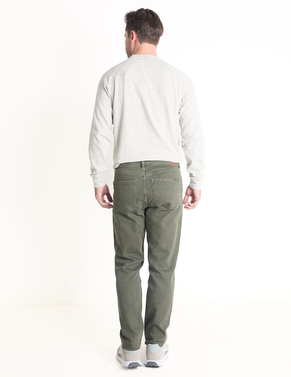Pantalón casual slim de algodón para hombre 2