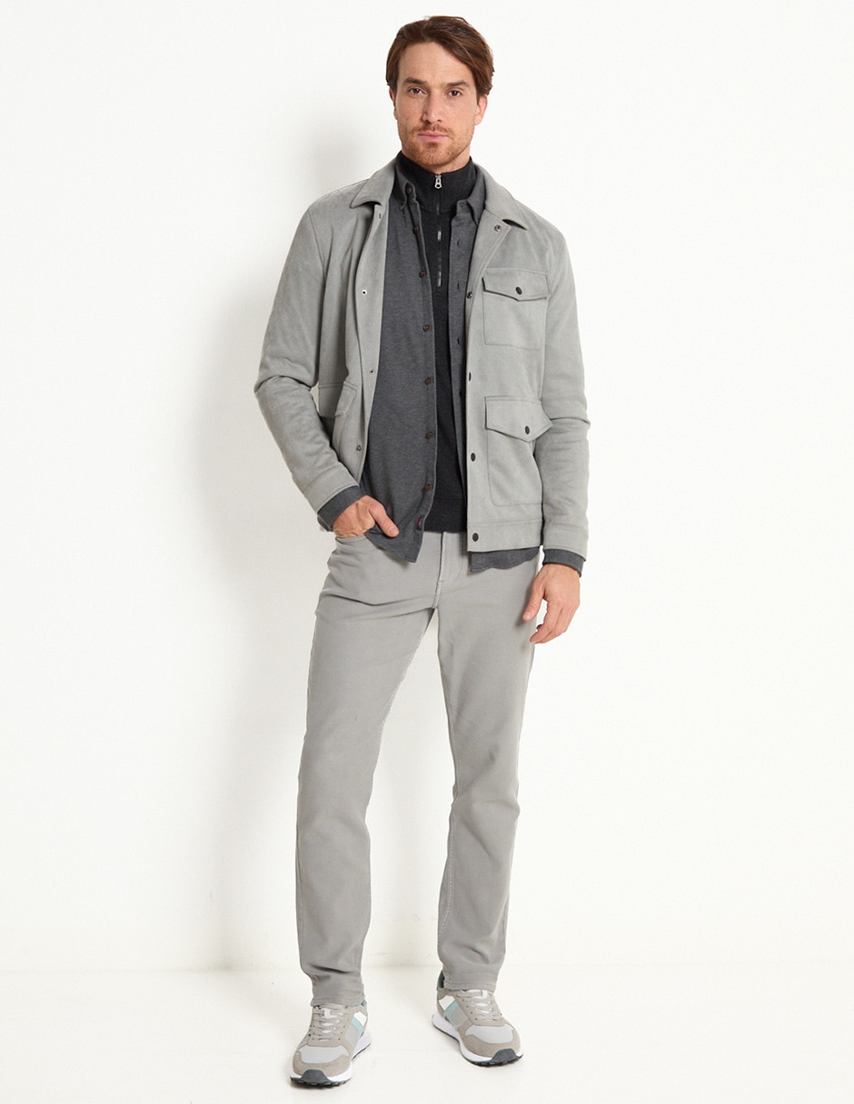 Camisa casual Faherty de algodón manga larga para hombre