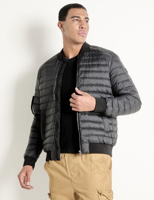 Chamarra casual capitonada para hombre Chamarra casual capitonada para hombre