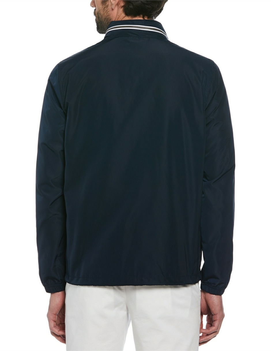 Chamarra casual Original Penguin impermeable capucha desmontable para hombre