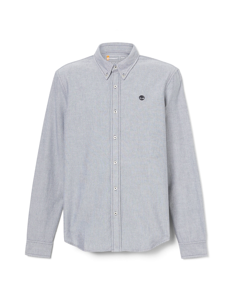 Camisa casual de algodón manga larga para hombre Camisa casual de algodón manga larga para hombre