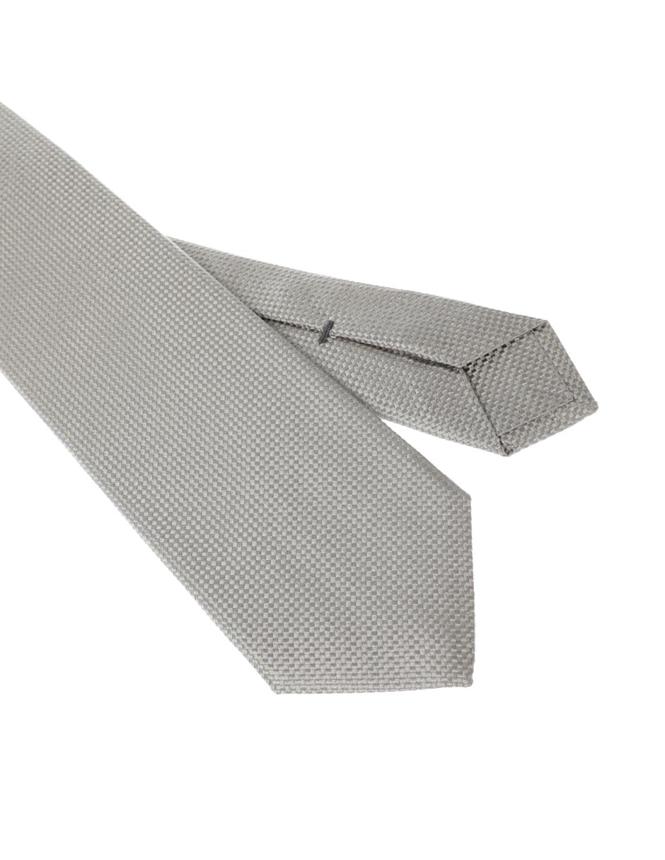 Corbata regular de seda estampada para hombre