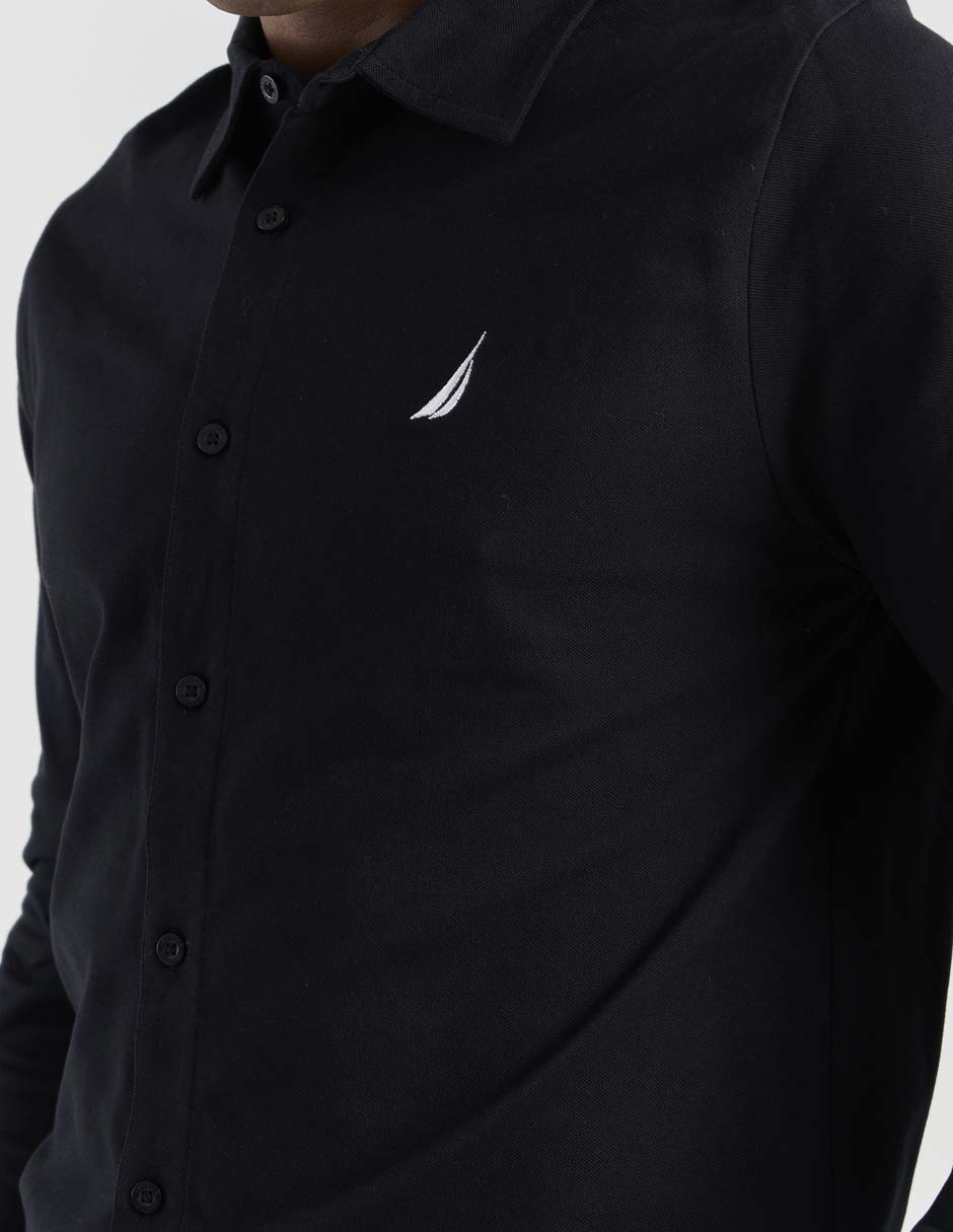 Camisa casual Nautica manga larga para hombre