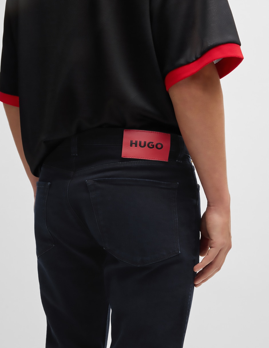 Jeans slim HUGO lavado obscuro para hombre