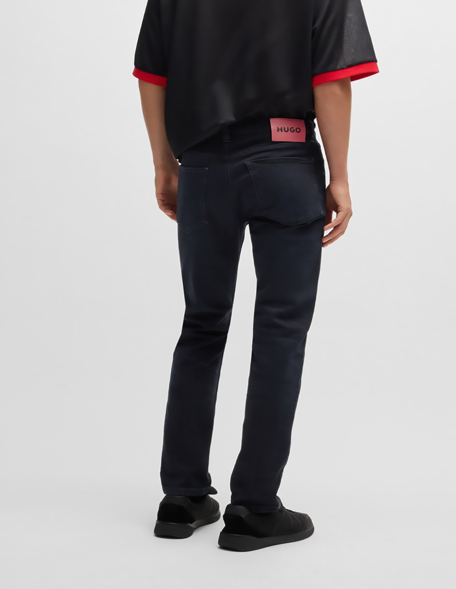 Jeans slim HUGO lavado obscuro para hombre