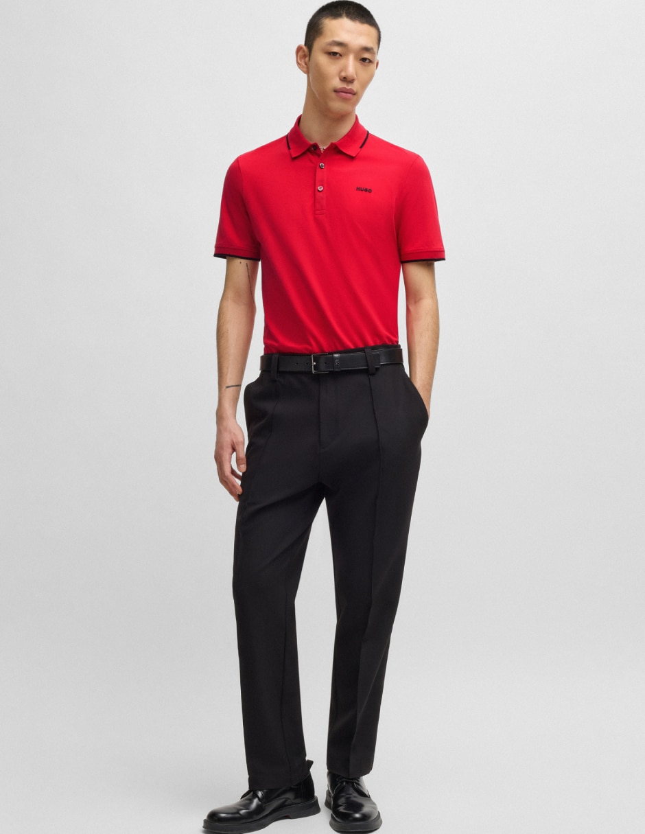 Playera tipo polo Hugo para hombre