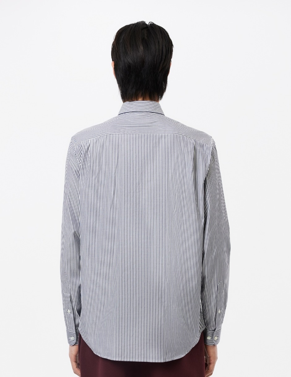 Camisa business casual de algodón manga larga para hombre