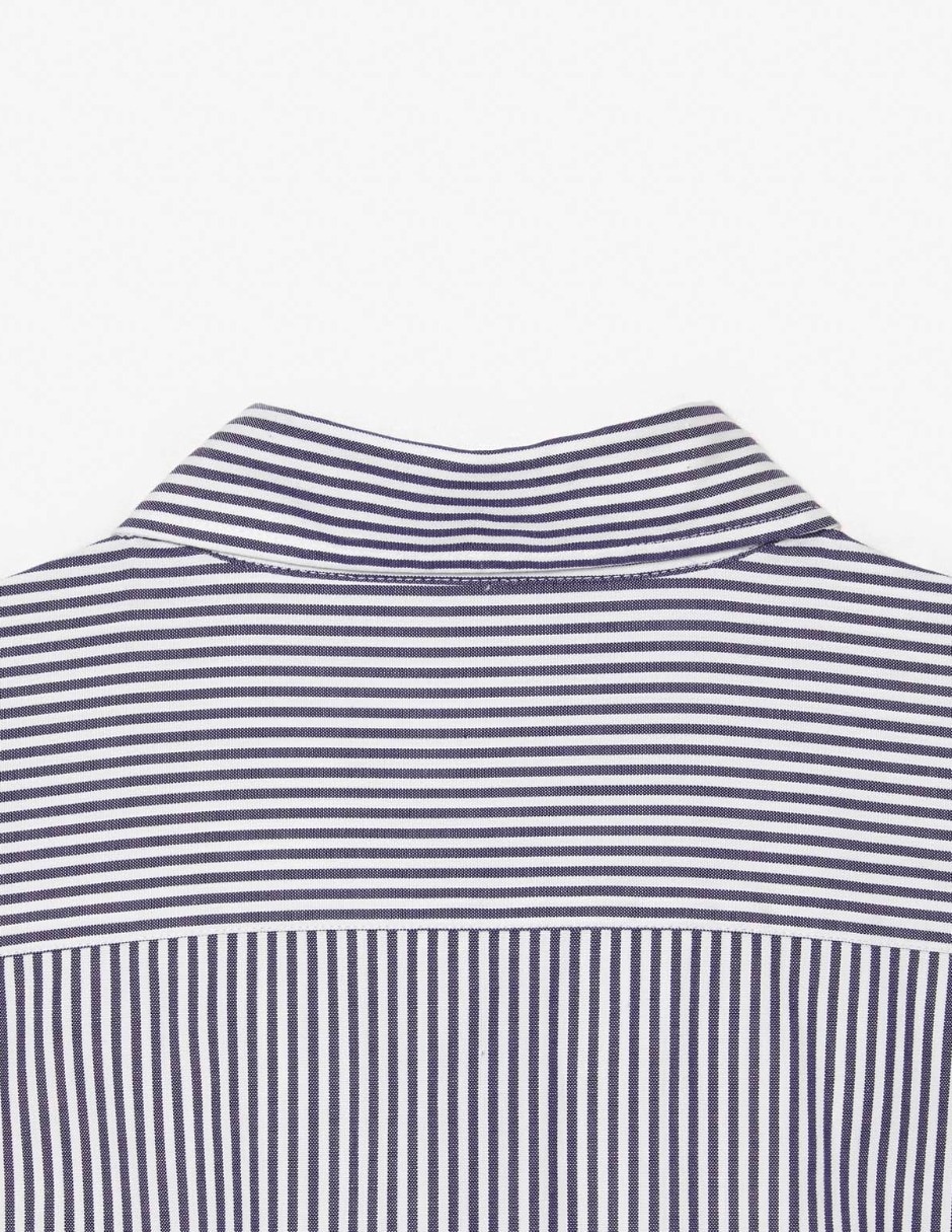 Camisa business casual de algodón manga larga para hombre
