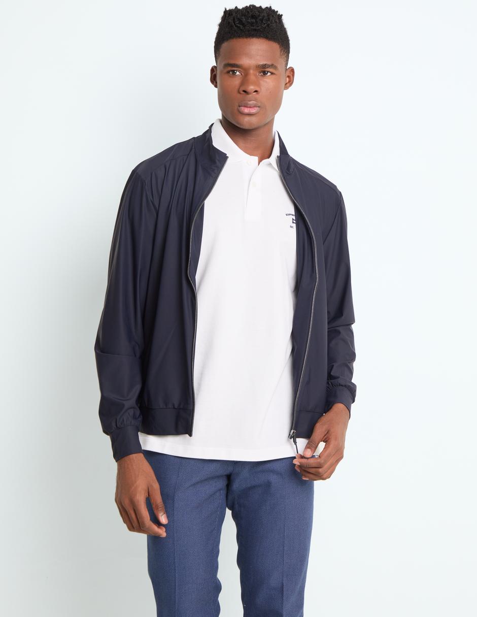 Chamarra casual con bolsillos para hombre Chamarra casual con bolsillos para hombre