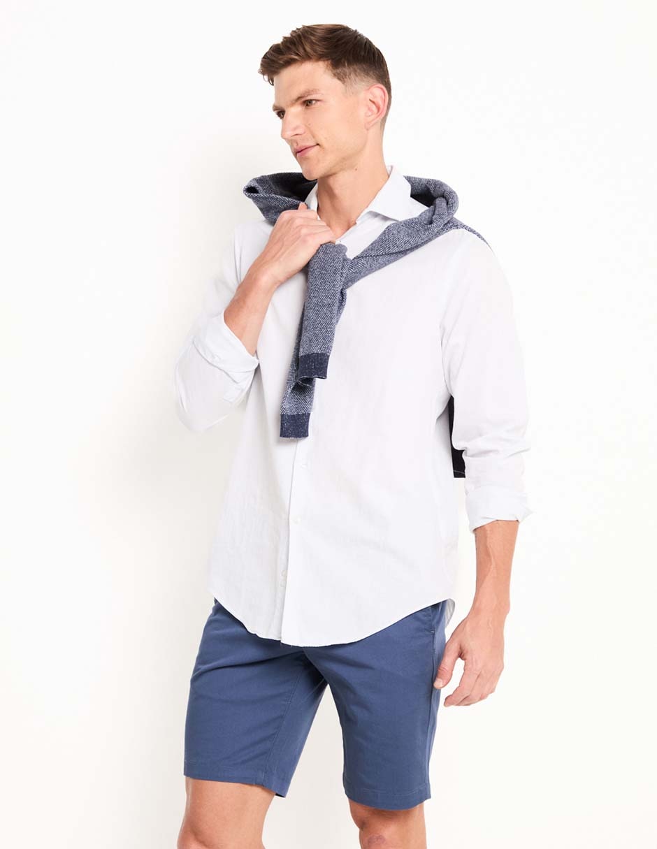 Bermuda de algodón para hombre