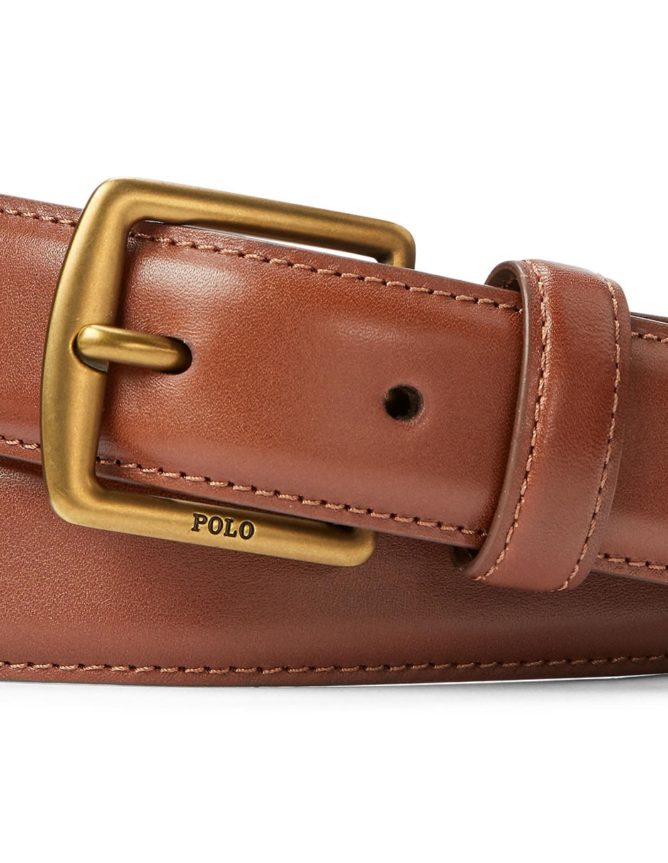Cinturón polo ralph lauren de piel para hombre