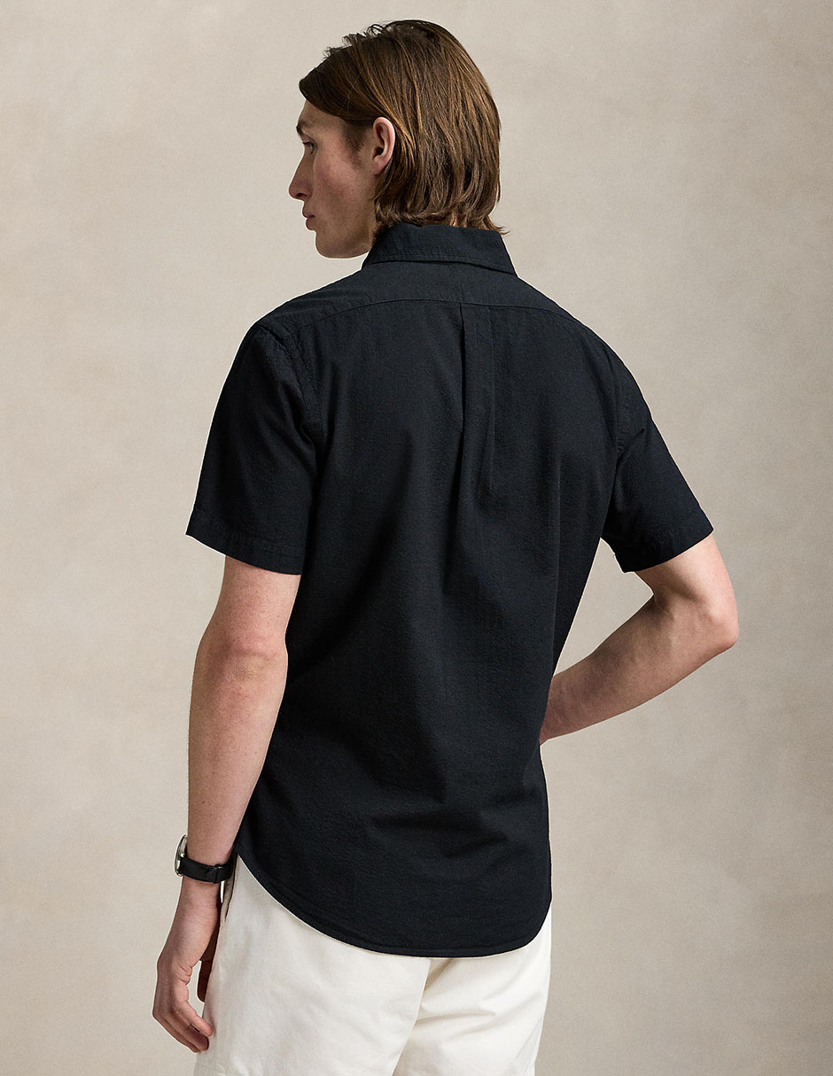 Camisa casual Polo Rl de algodón manga corta para hombre 4