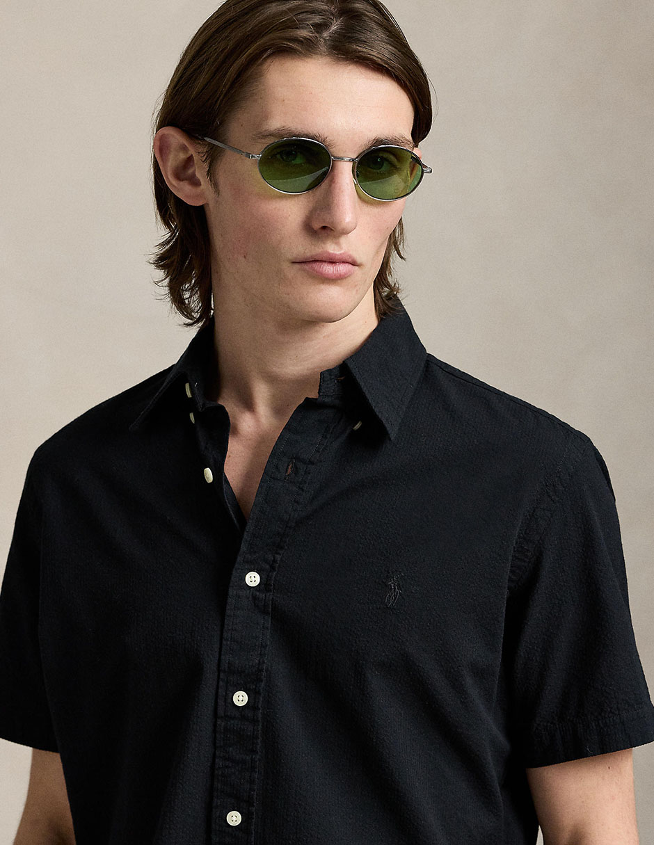 Camisa casual Polo Rl de algodón manga corta para hombre 2