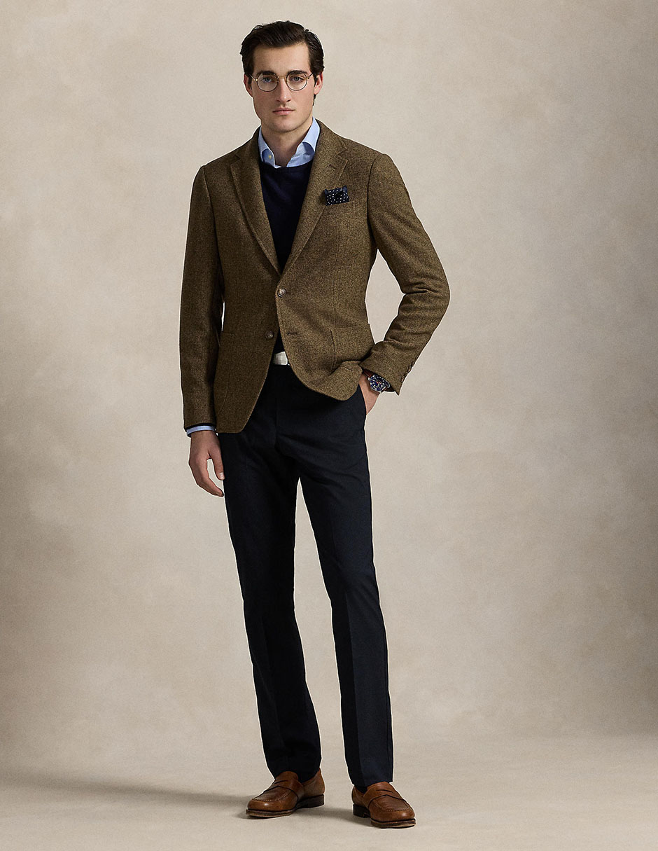 Pantalón de vestir slim polo rl de algodón para hombre 4
