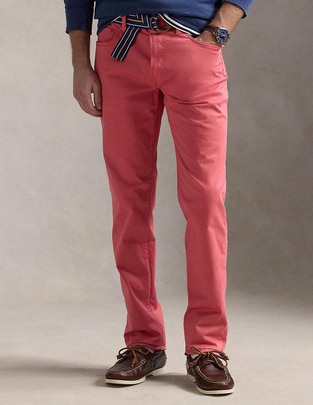 Pantalón casual regular polo rl de algodón para hombre Pantalón casual regular polo rl de algodón para hombre