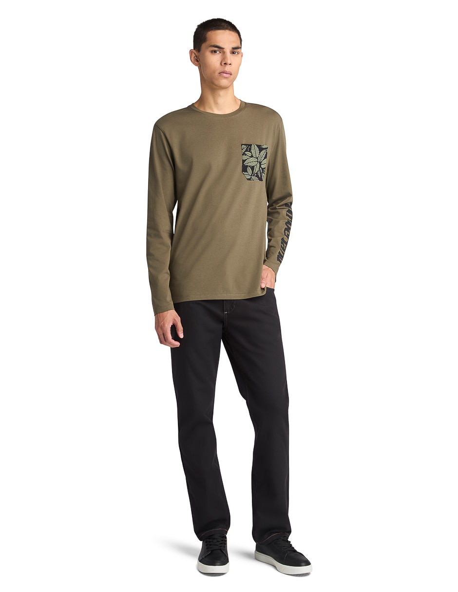 Pantalón casual regular para hombre 4
