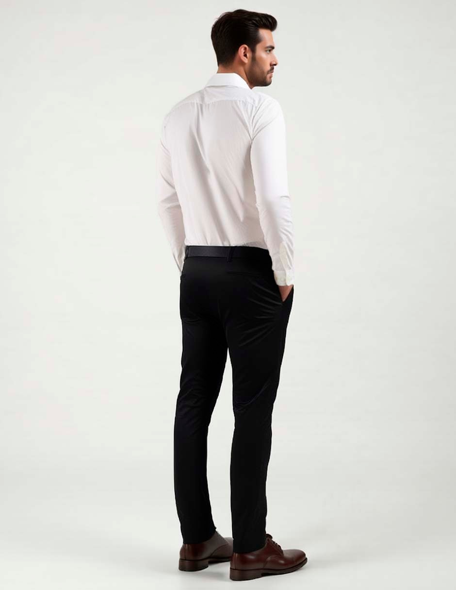 Camisa de vestir Scappino de algodón manga larga para hombre
