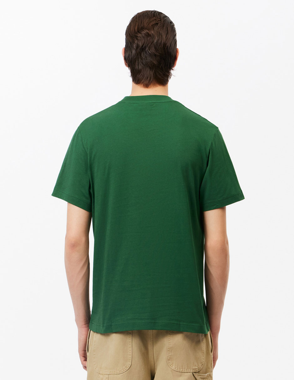 Playera Lacoste Carry Over cuello redondo para hombre