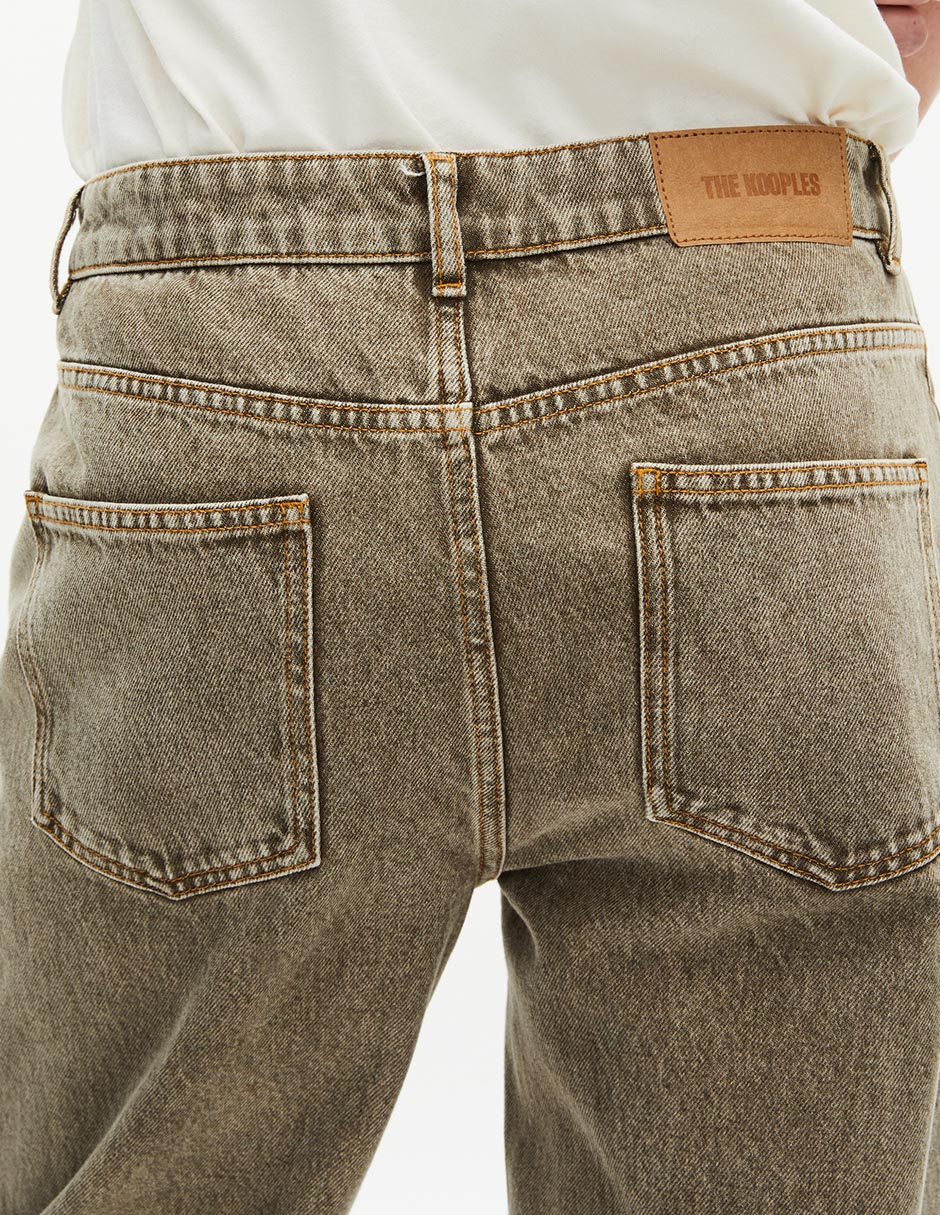 Jeans straight The Kooples lavado claro para hombre