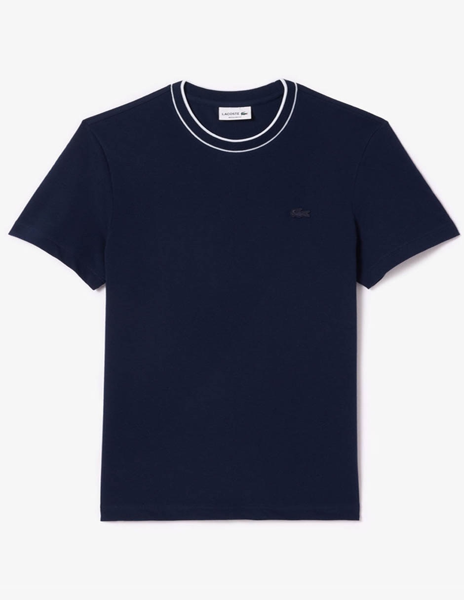 Playera Lacoste carry over cuello redondo para hombre